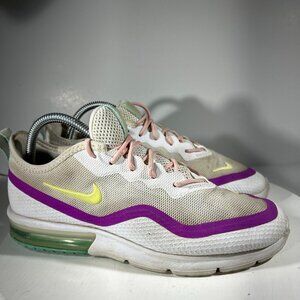 Nike Air Max Sequent 4.5 Womens Running Shoes Size 8.5 White Walking Sneaker Gym